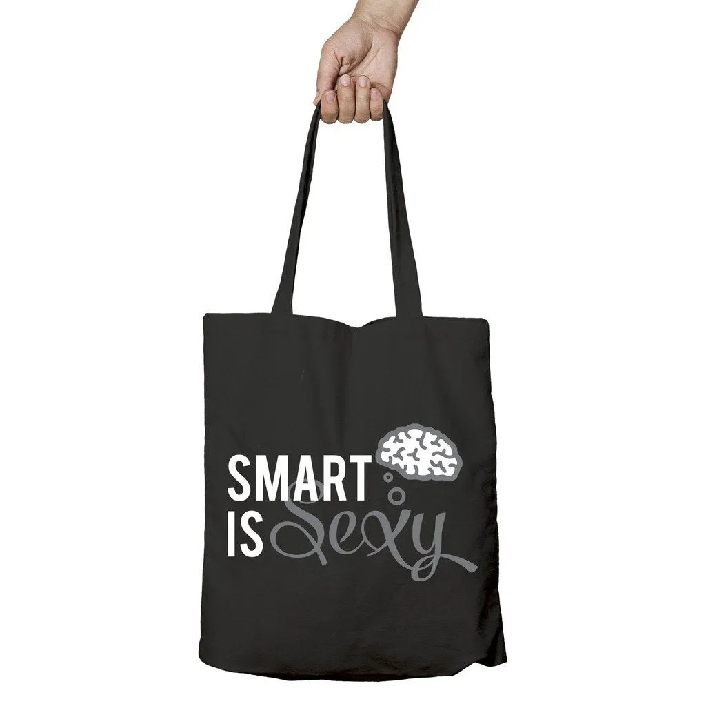 Weird Science Smart is Sexy Official Tote Bag (Black)