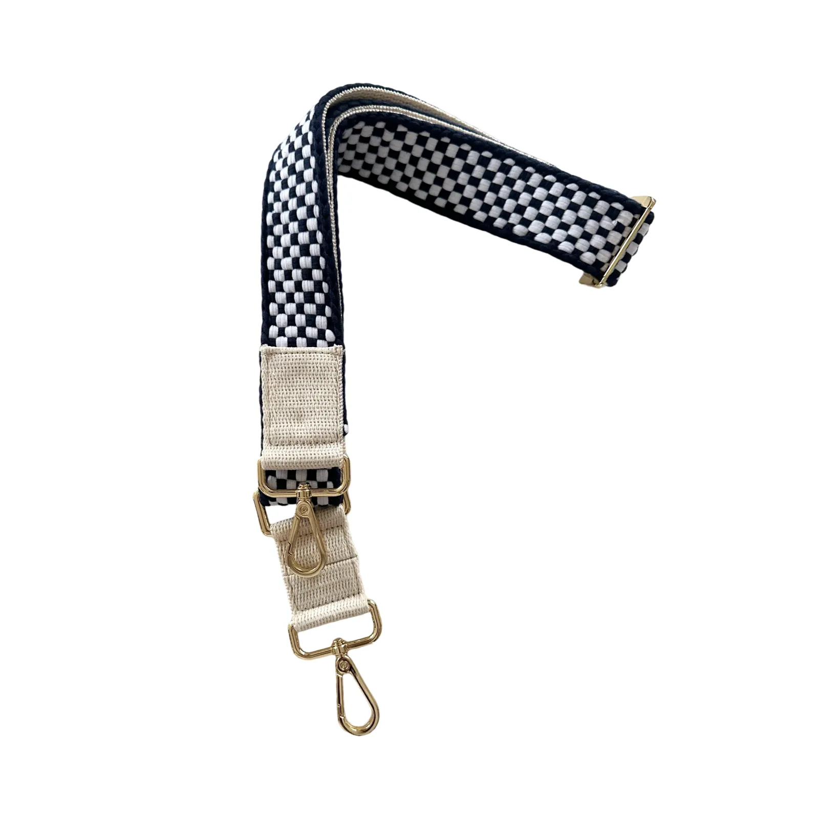 Wholesale: Woven Bag Strap Navy/White