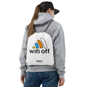 Wifi Off Drawstring Bag