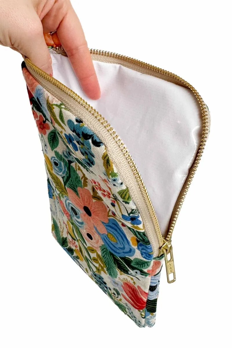 Wildwood Blue Canvas Everyday Travel Diaper Pouch