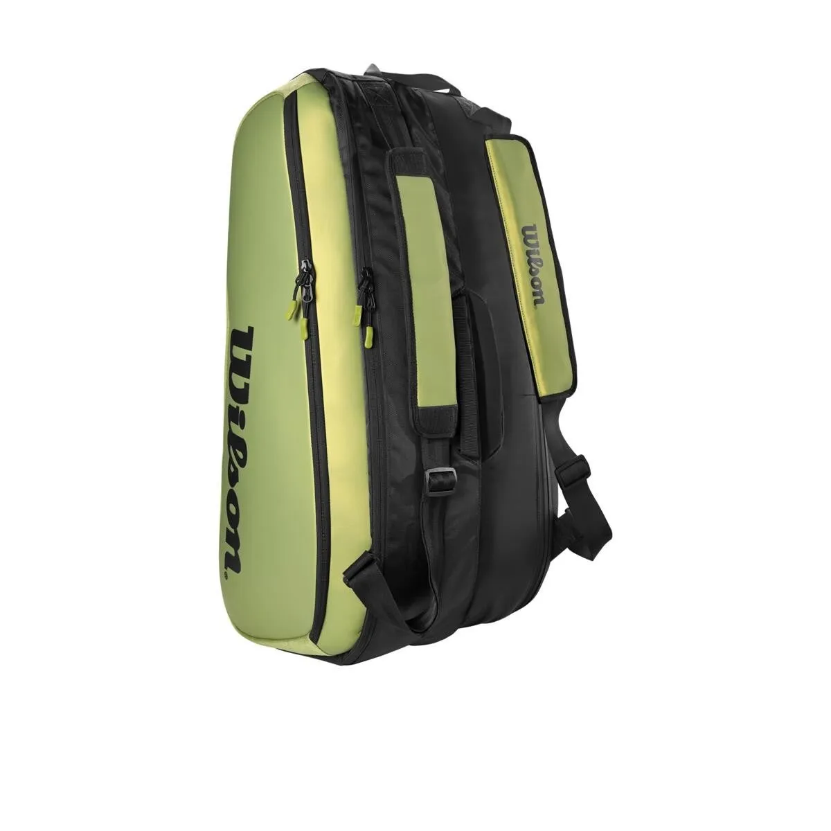 Wilson Blade v8 Super Tour 9 Pack Racquet Bag (Green/Black)