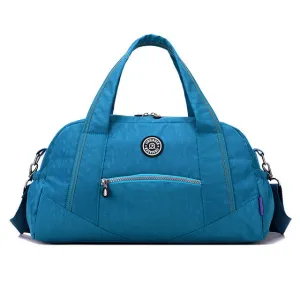 Women's Vintage Casual Tote Travel Bags Waterproof Handbags - Rose/Blue/Black/Red/Purple/Khaki