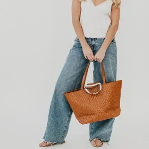 Woven Tiffany Tote