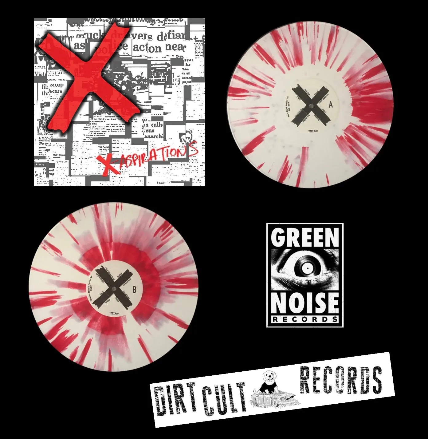 X [Australia 1979]- Aspirations [SPLATTER or BLACK VINYL] - New LP