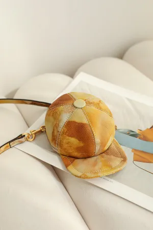 Yellow Cap Leather Mini Bag