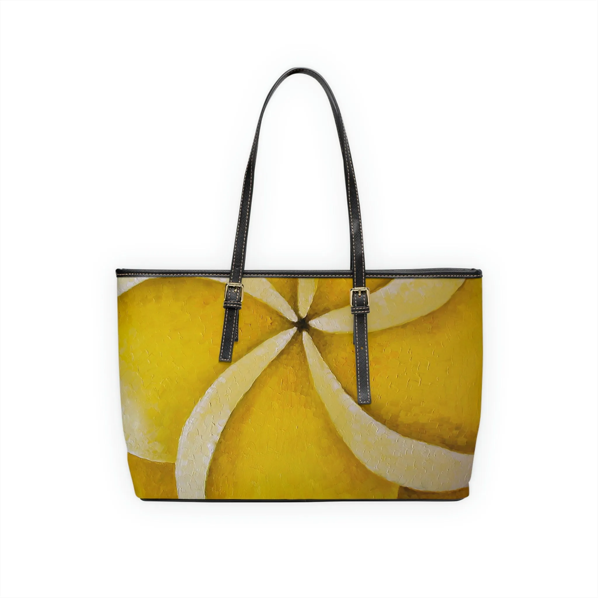Yellow Plumeria Handbag